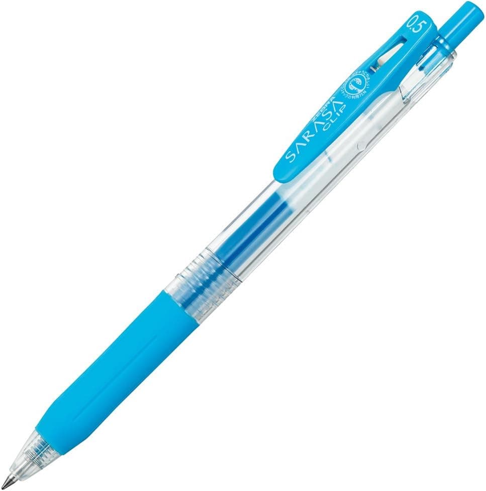 Zebra Sarasa Clip Pen 0.5 mm, Light Blue (JJ15-LB)