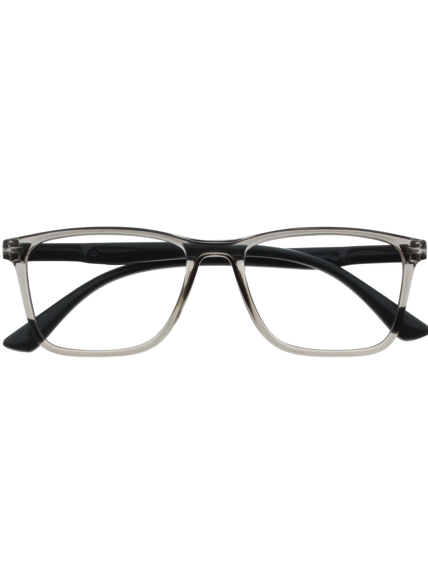 NYX Reading Glasses with Blue Light Blocking for Women Men, Rectangular Frame with UV & Eyestrain Protection, Anti-Glare Computer Gaming Glasses, Grey +2.5 (Pack of 1)