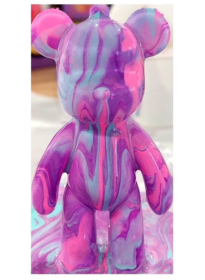 2-Mini Bear With keychain Asstd. Violet | Mini Violet Bear Keyring 5+ Years Turn plain into playful with the | Kids Toy for Boys & Girls