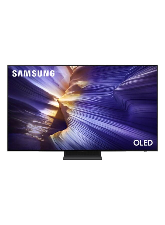55 Inch OLED TV, S90F, 4K, NQ4 AI Gen3 Processor, 4K AI Upscaling Pro, OLED HDR+, Motion Xcelerator 144Hz, Vision AI Smart TV, QA55S90FAUXZN (2025 - UAE Version) S90F GRAPHITE BLACK