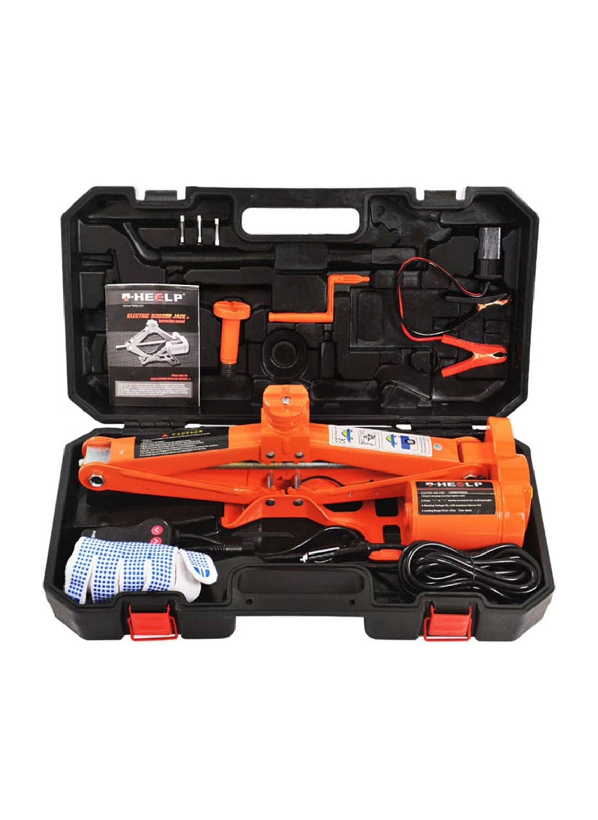 12V Multifunctional 5T Electric Jack for Cars, Labor-Saving Wrench Air Pump Set, Tire Changing and Repair Tools