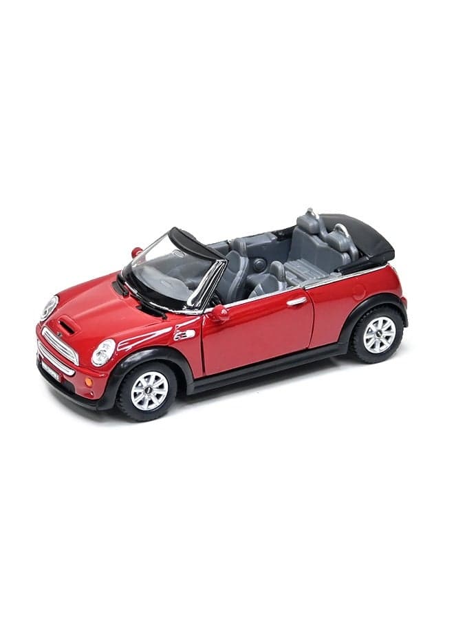 Kinsmart 1:36 Scale Door Openable Pull Back Action Mini Cooper S Convertible Diecast Metal Alloy Toy Car - ASSORTED ITEM