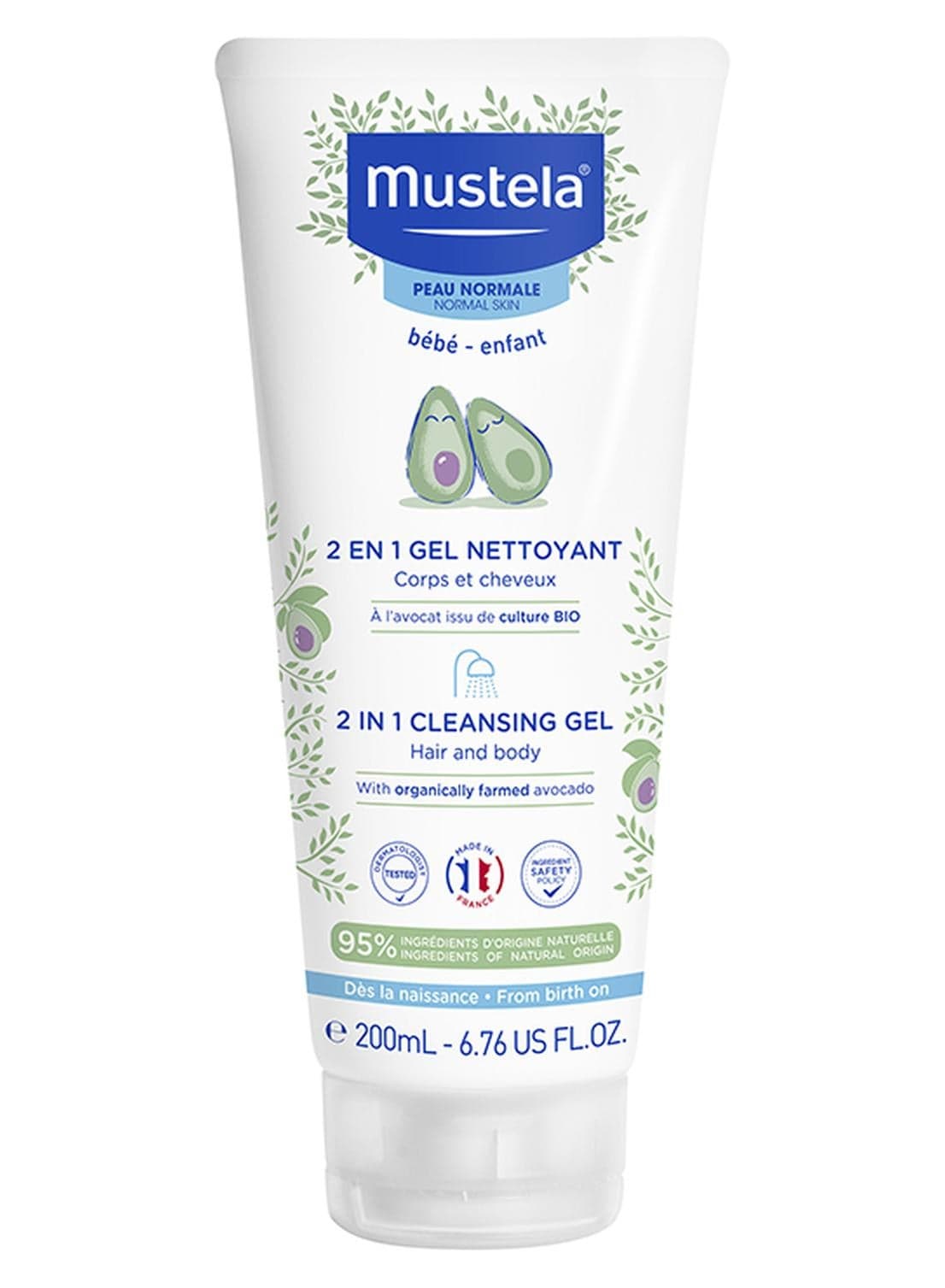 2-In-1 Gentle Cleansing Gel With Farmed Avocado For Babies, 200ml
