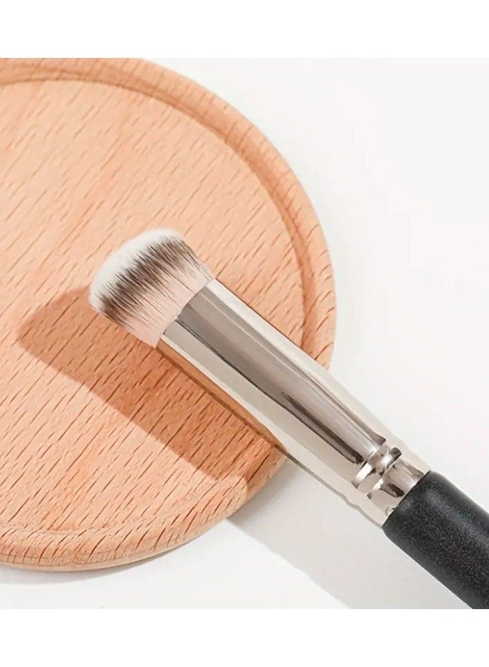 Concealer Brush Under Eye Mini Flat Head Brush Prcision Concealer Blending Brush for Concealing Blending Setting Buffing with Powder Liquid Cream