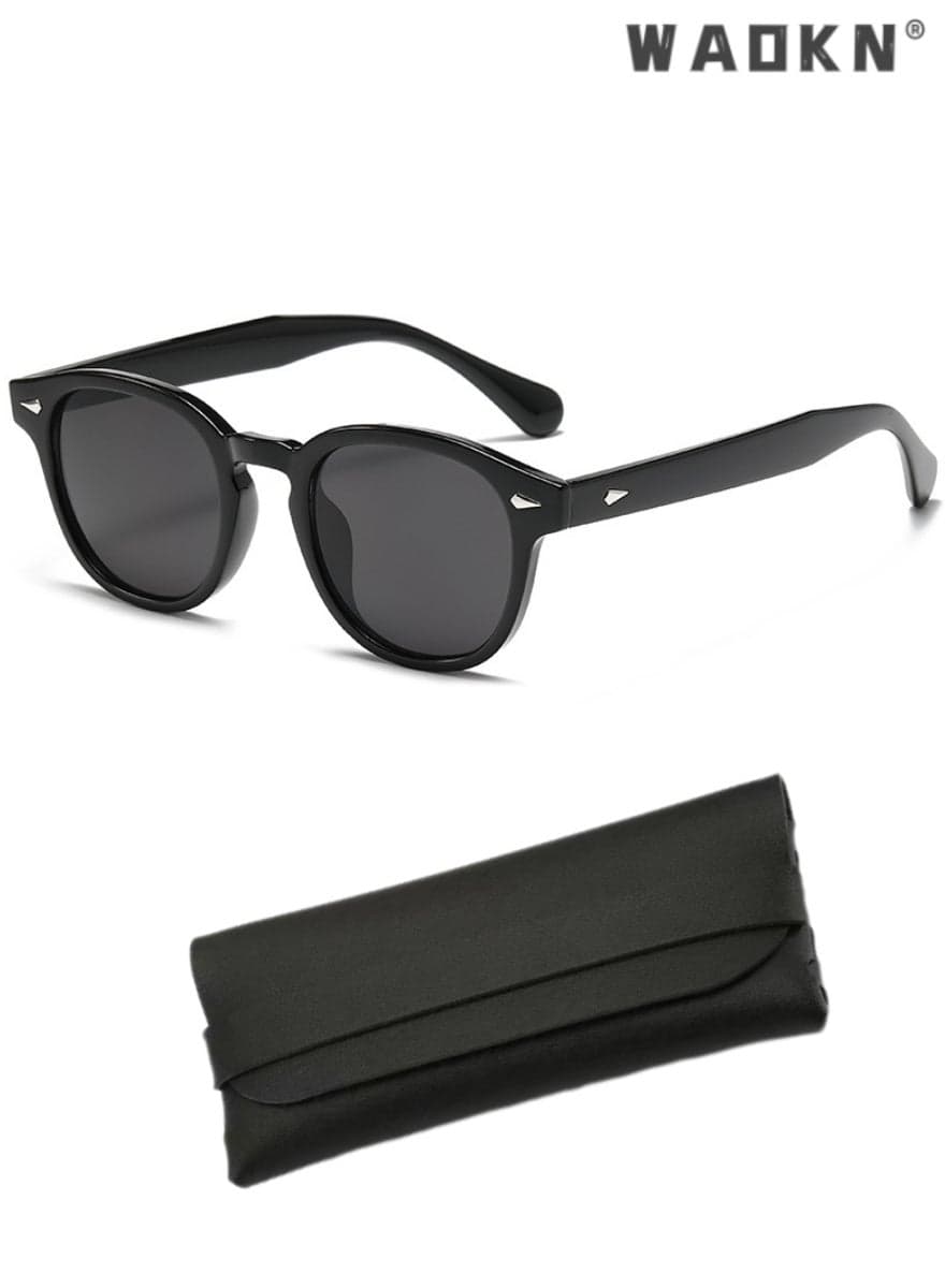 Polarized Circular Sunglasses for Men Women,UV400 Protection Sun Glasses with PC Frame,Sun Protection Sunglasses Suitable for Summer Outdoor Beach Travel,Driving, Fishing, Camping