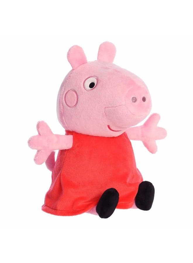 ® Playful Peppa Pig™ Stuffed Animal - Officially Licensed Toys for All Fans - Perfect for Birthdays, Adults and Kids All Ages - Pink 9 Inches
