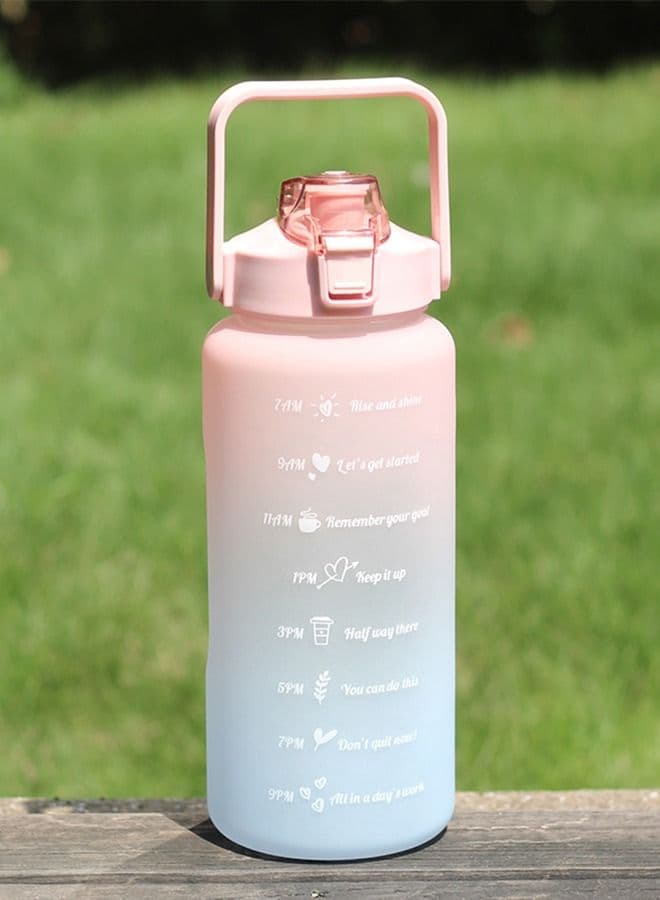 Motivational Large Plastic Water Bottle 2L