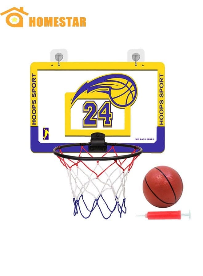Sports Mini Basketball Hoops, Indoor Over The Door Mini Hoop and Basketball Sets, Perfect Game Accessory for Bedroom, Office