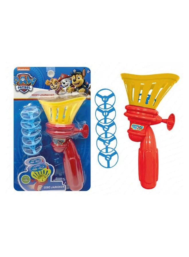 Disc Launcher Toy – 6-Piece Action Set for Kids Outdoor Play