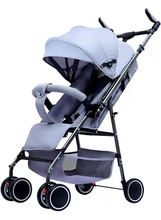 Lightweight foldable baby safety comfort belt with additional storage space and sunshade suitable for newborn travel baby strollers