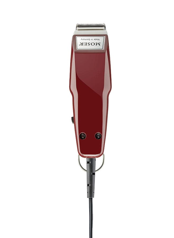 1400 Mini Professional Corded Trimmer For Men (Made In Germany) | Precision Star Blade | Compact And Lightweight | Includes 3Mm - 6 Mm Adjustable Attachment Comb (1411-0150) Burgundy
