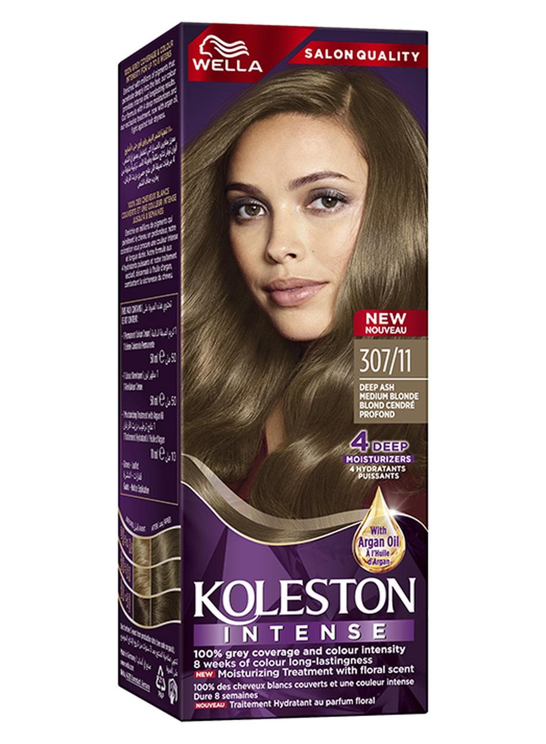 Koleston Intense Hair Color 307/11 Deep Ash Medium Blonde