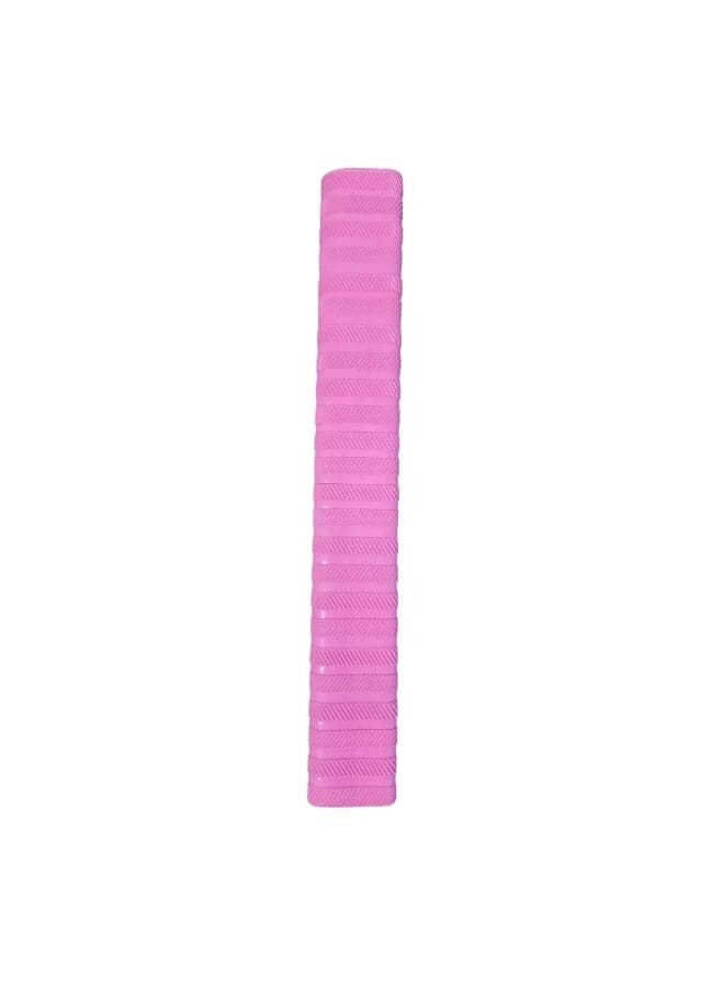 CA Gold Cricket Bat Grip - Anti-Slip Rubber Grip with Textured Pattern for Strong Hold and Comfort - Pink