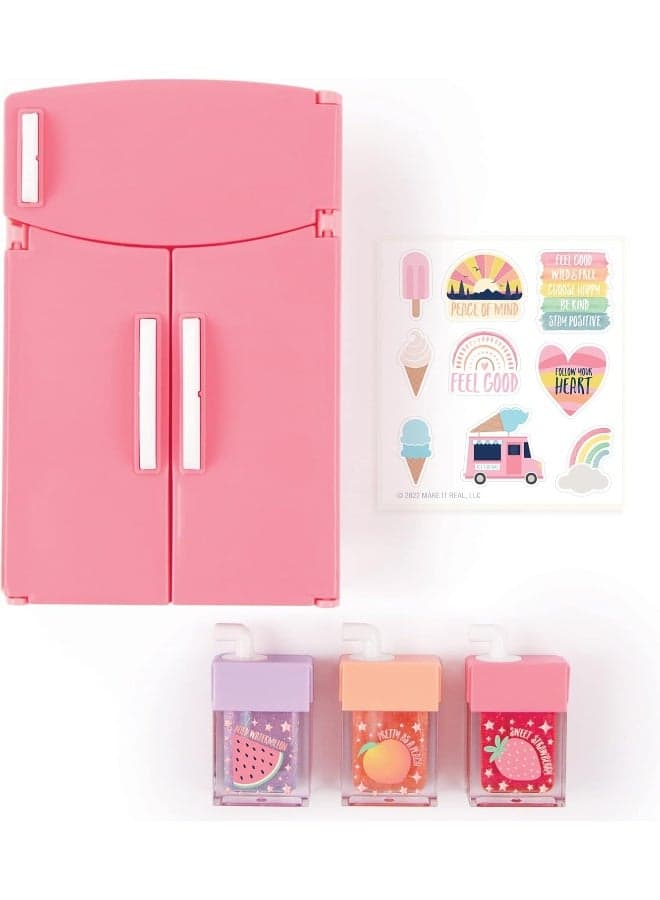 Make It Real 3C4G: Mini Fridge Lip Gloss Set - 5 Piece