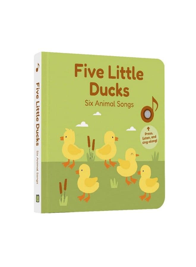 كتاب أغاني الأطفال Five Little Ducks للأطفال الرضع والأطفال الصغار؛ كتب صوتية للأطفال الصغار 13؛ كتب موسيقية للأطفال الصغار؛ كتاب صوتي للأطفال الصغار؛ كتب غنائية؛ كتب موسيقية ناطقة مع صوت