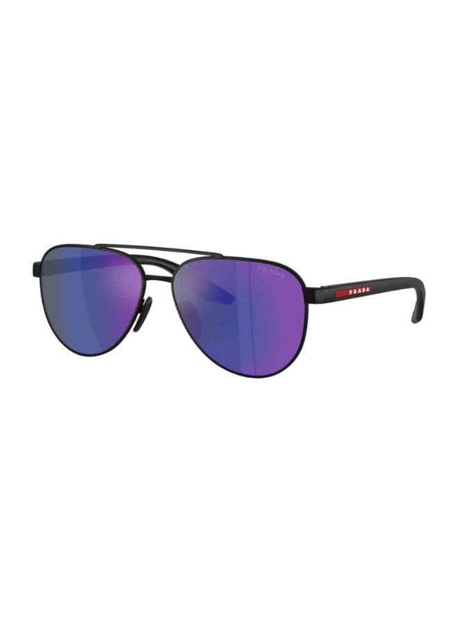 Linea Rossa Aviator Sunglasses Black PSA52S DG0 05U Size 58