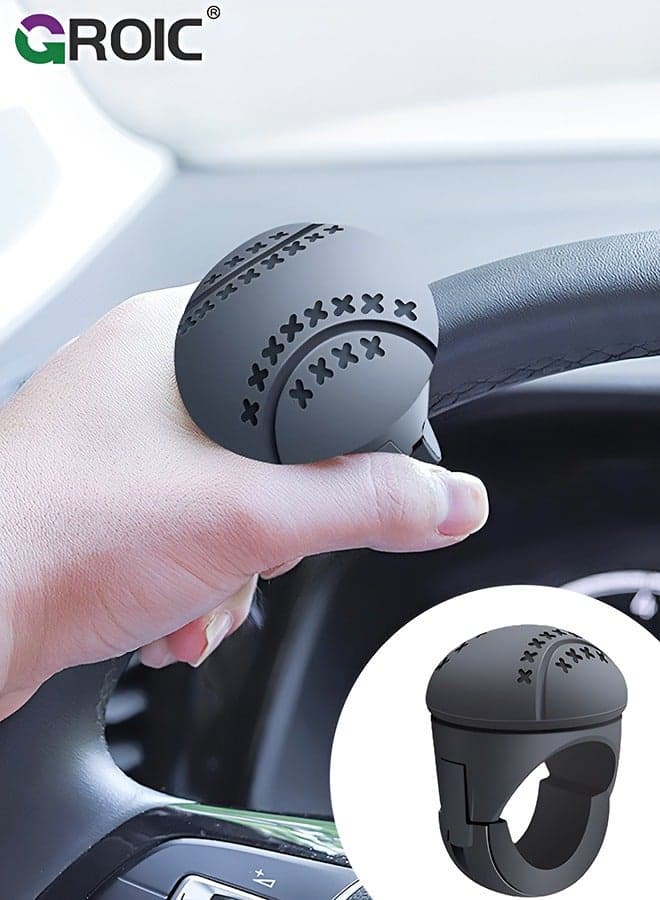 Car Steering Wheel Knob Spinners, Universal Vehicle Steering Wheel Ball Knob Vehicle, Steering Wheel Spinners Ball Suicide Knob for Car, Trucks, Tractors, Boat