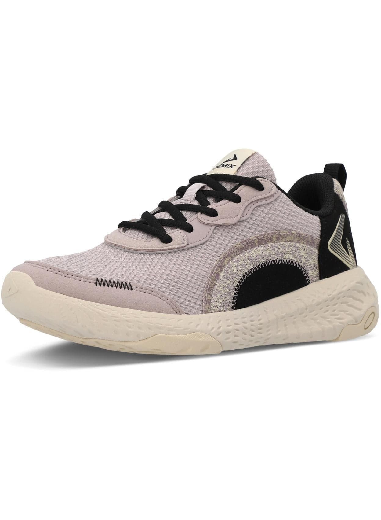 Demix Women's Running Sport Shoes – Lilac Lightweight Sneakers with Breathable Mesh and Shock-Absorbing Sole