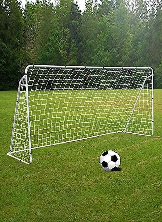 Soccer Goal, 240cmx150cmx90cm Football Goal for Backyard, Kids Adults Soccer Net and Frame, Practice Soccer Training Equipment Target Goal