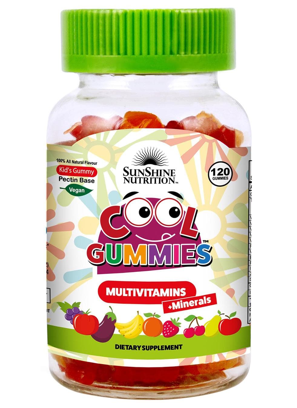 Cool Gummies Kids Vegan Multivitamin And Minerals 120 Gummies
