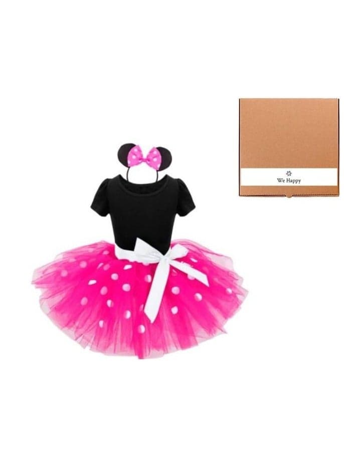 Polka Dot Tutu Princess Dress Sleeveless Birthday Party Carnival Pageant Clothes