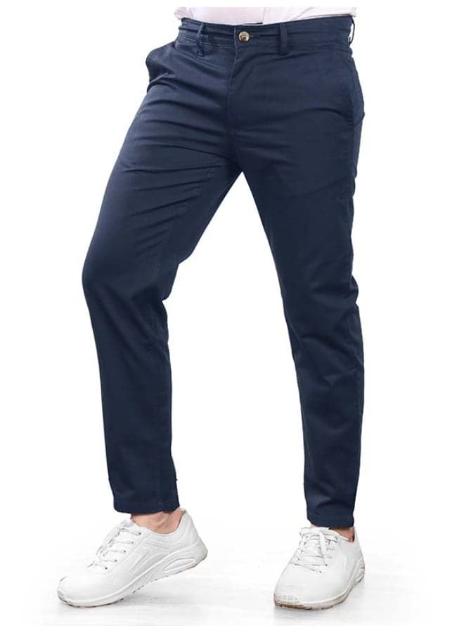YANEK Men’s Slim Fit Chino Trousers – Stretch Cotton Pants | Casual & Formal Wear | Mult...