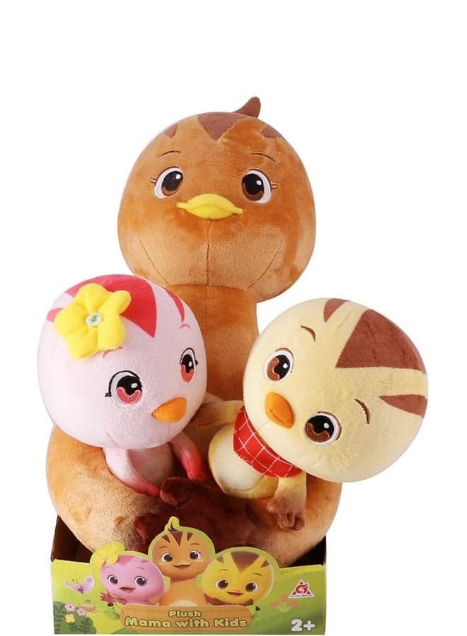 Plush--Mama with Kids