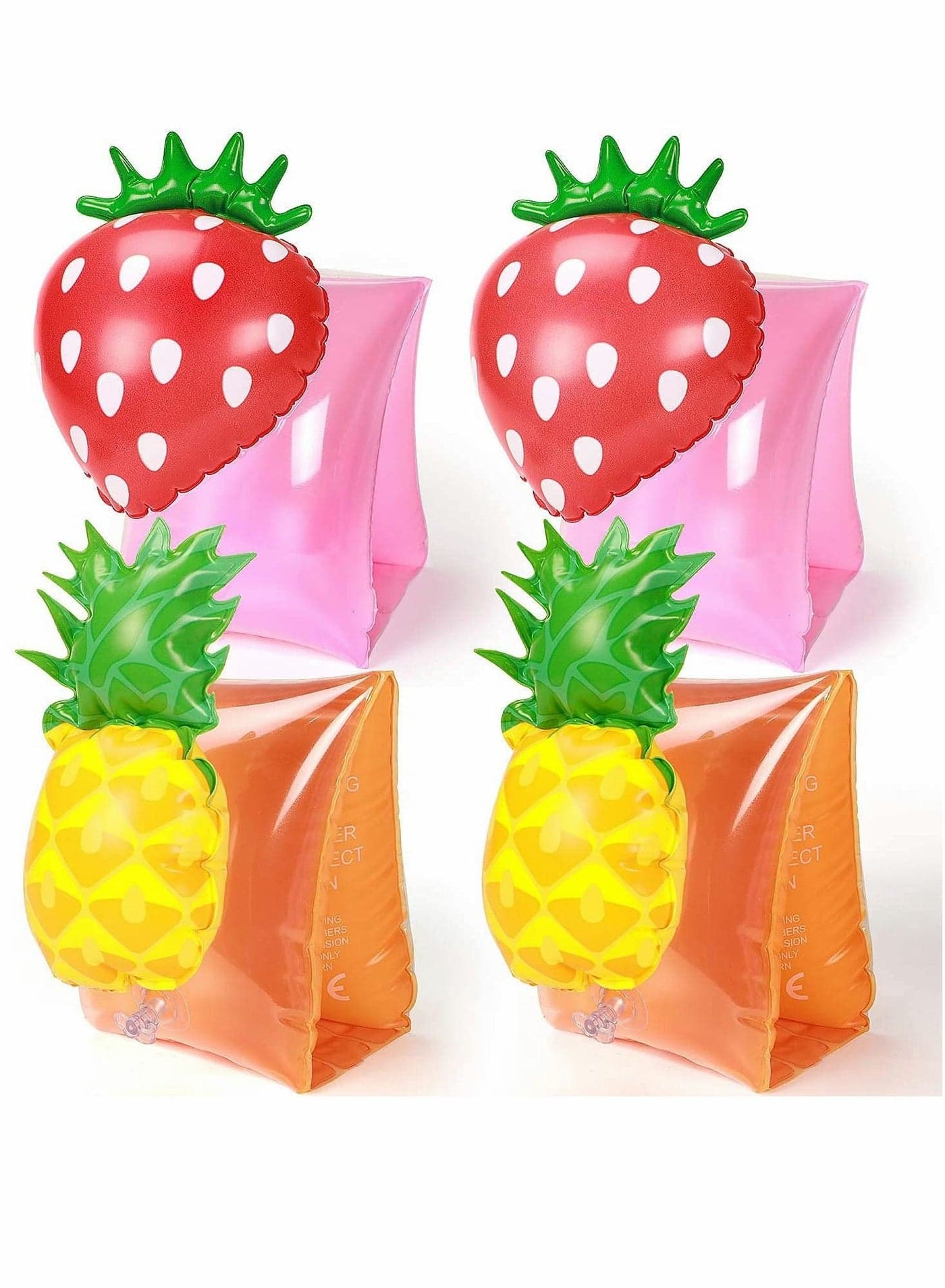 2 Pair Swimming Armbands Inflatable Water Wings for Kids Sleeves Float Arm Bands Pool Beach Activitie