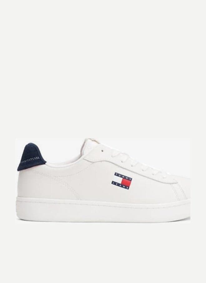 Archive Court Leather Embossed Trainers