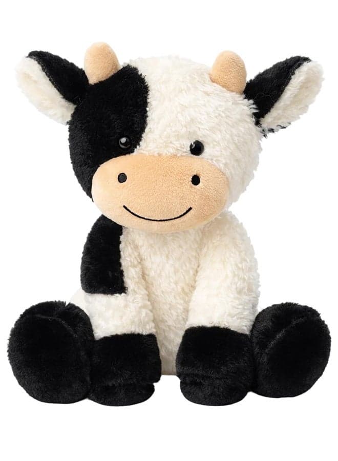 Cow Teddy Plush Toy, Cute Cow Plush for Decor and Comfort, Soft Cow Toy Companion for Bedtime and Play, Adorable Stuffed Animal, 22 cm