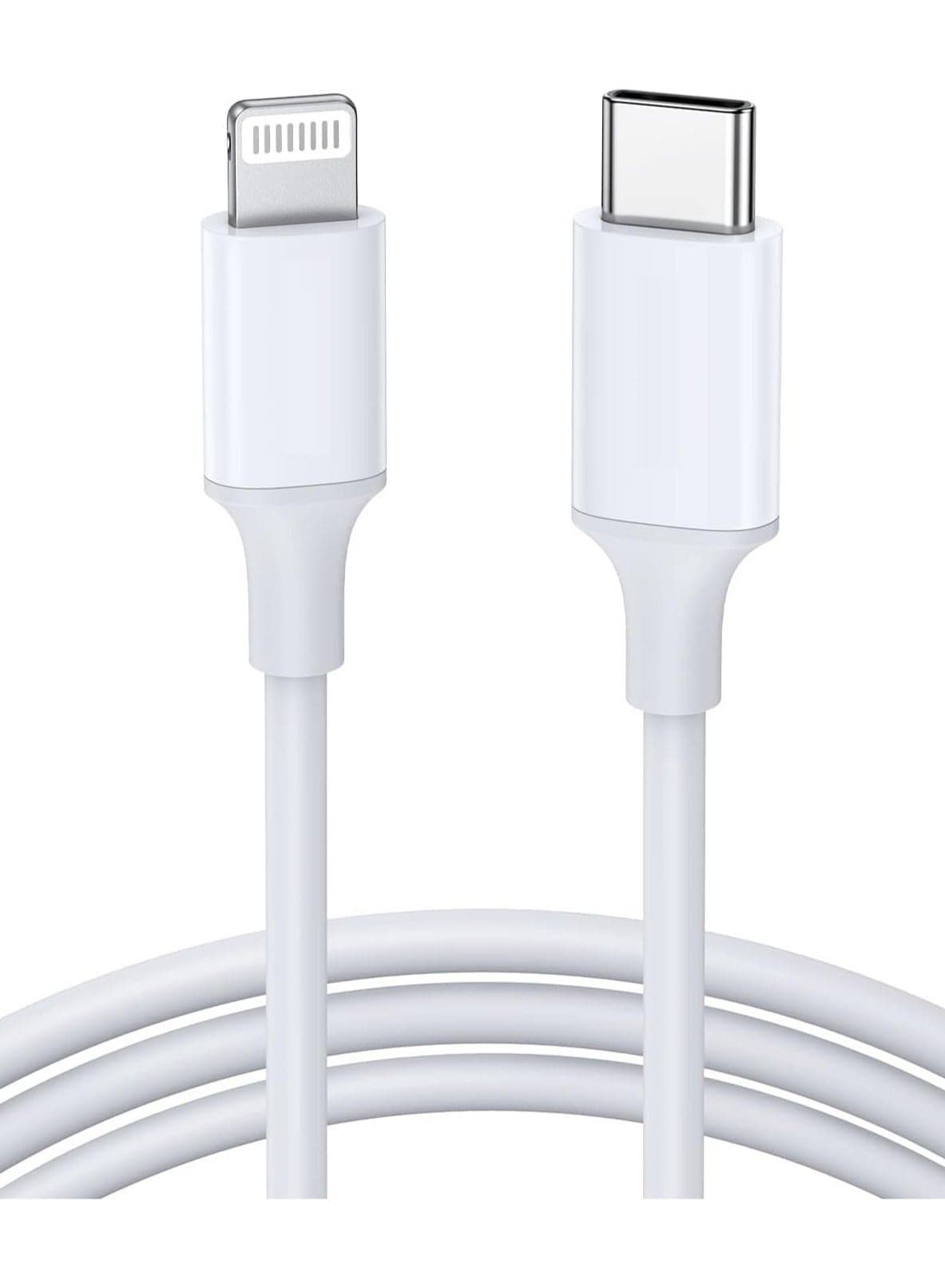USB-C to Lightning Cable (1m) Compatible with Lightning Cable for Fast Safe Charging for iPhone, Light, Practical and Portable
