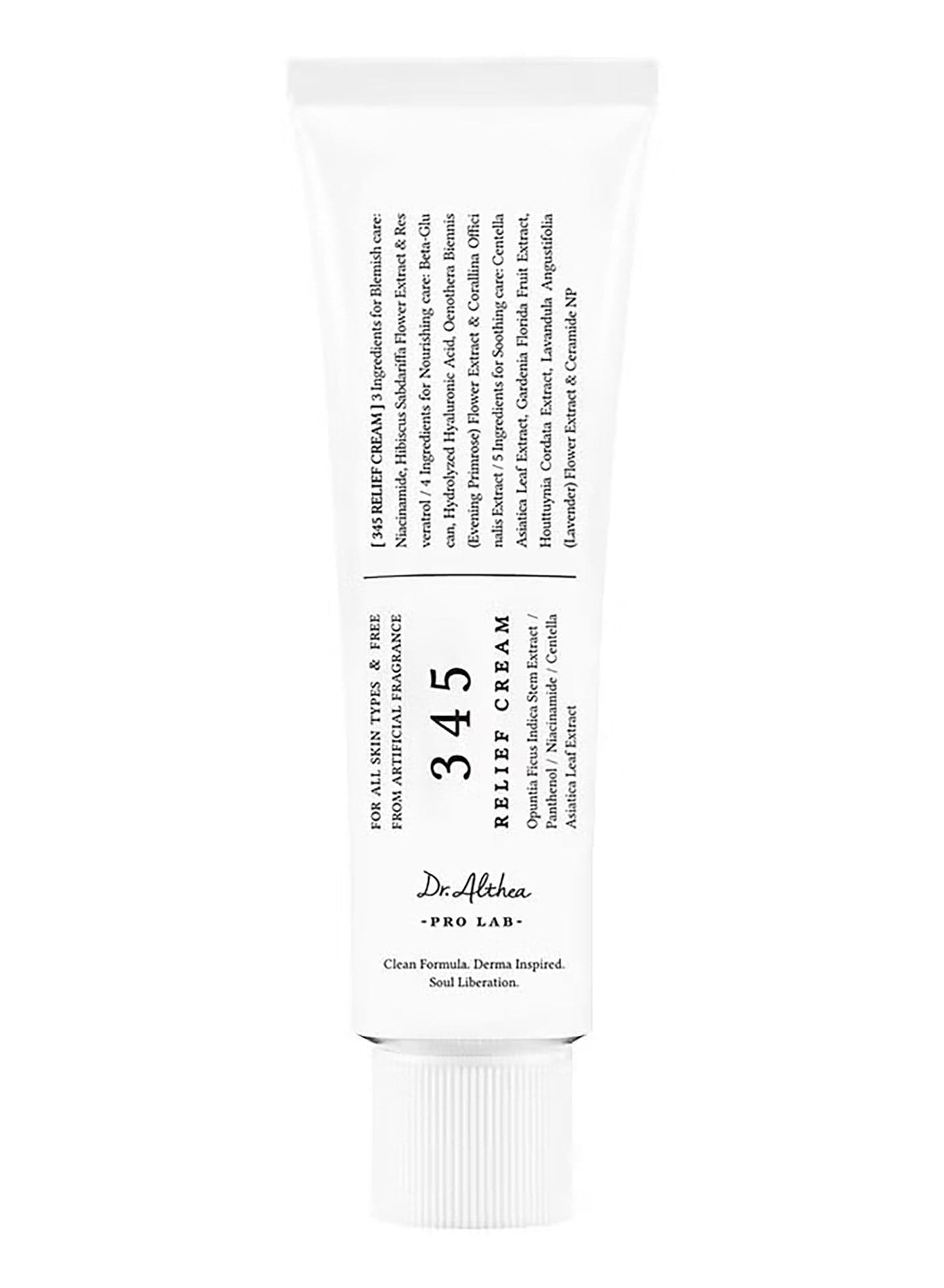 345 Relief Cream 50ml - Daily Relief for Redness | Non-Greasy Vegan Skincare 50ml
