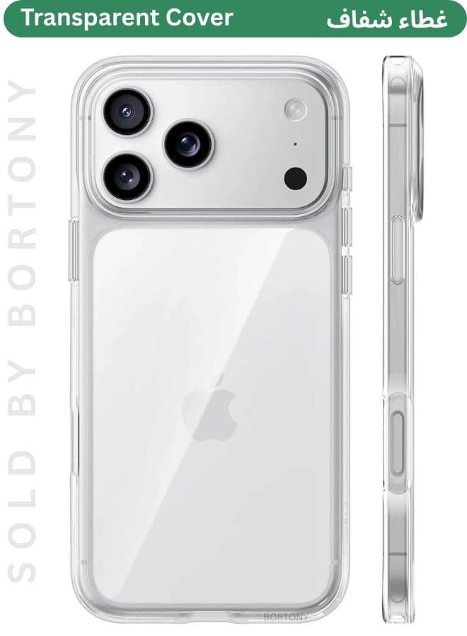 iPhone 17 Pro Max Case Clear, Slim Scratch Resistant Anti-Drop iPhone 17 Pro Max Cover Shockproof Protective Phone Case for iPhone 17 Pro Max 6.9 inch