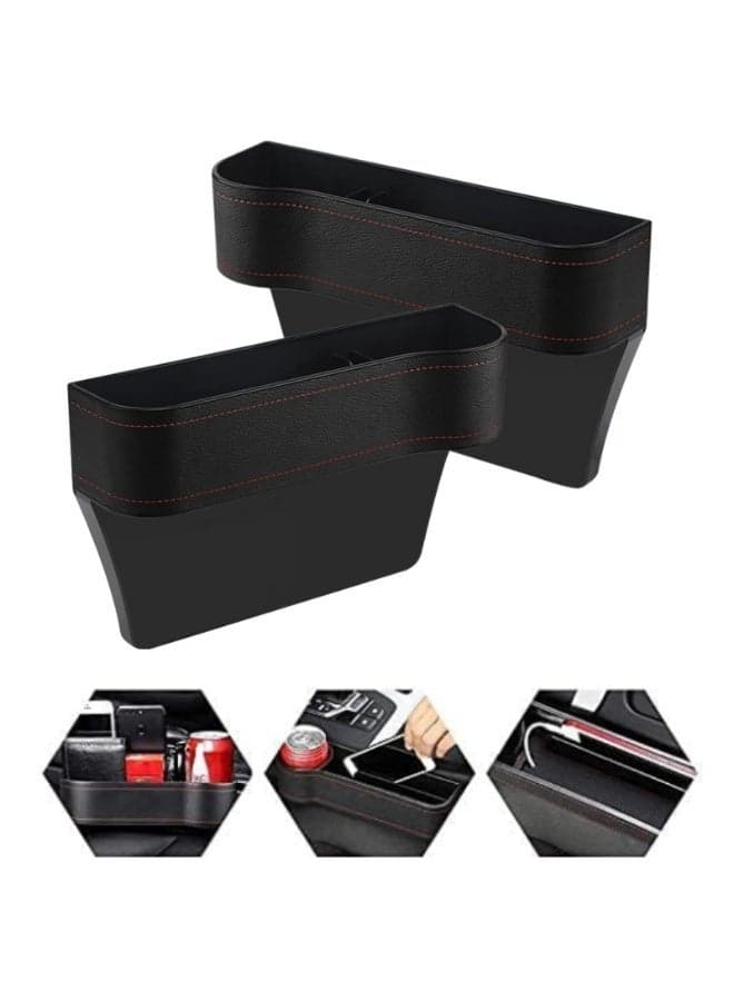 Car seat gap storage box multi-function gap storage box car supplies car built-in bag storage boxCar Seat Gap Filler, Multifunctional Car Seat Organizer with Cup Holder, Car Console Side Organizer for Cellphones, Wallets, Keys, Coin, Cards, Sunglasses, Driver SidePack of 2 - Black