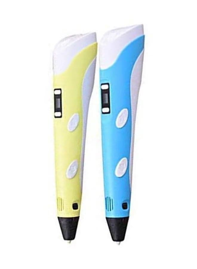 2-Pack 3D DIY Graffiti Drawing and Printing Pens for Kids – Creative 3D Printing Pen Art Toy Set for Boys & Girls – Educational STEM Craft Gift for Ages 5+ – Fun & Safe Drawing Tools for Imaginative Learning and Early Art Skills Development