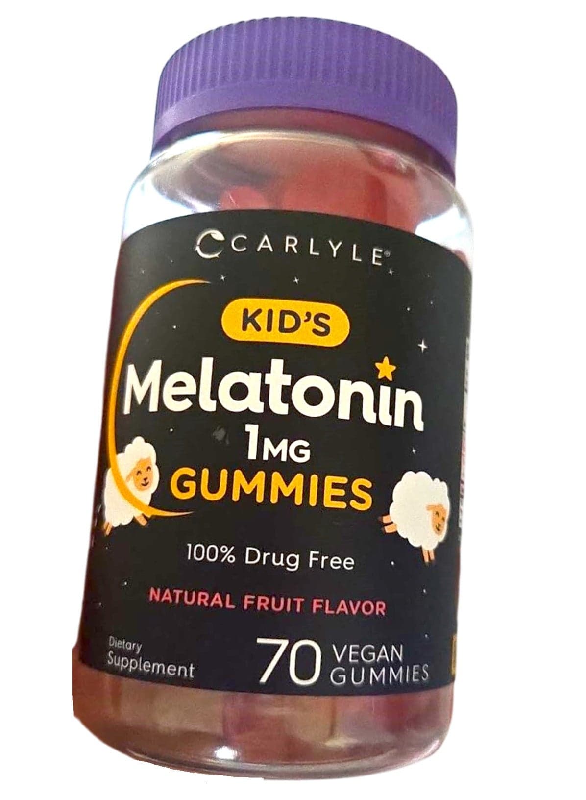 Kids Melatonin 1 mg 70 Vegan Gummies
