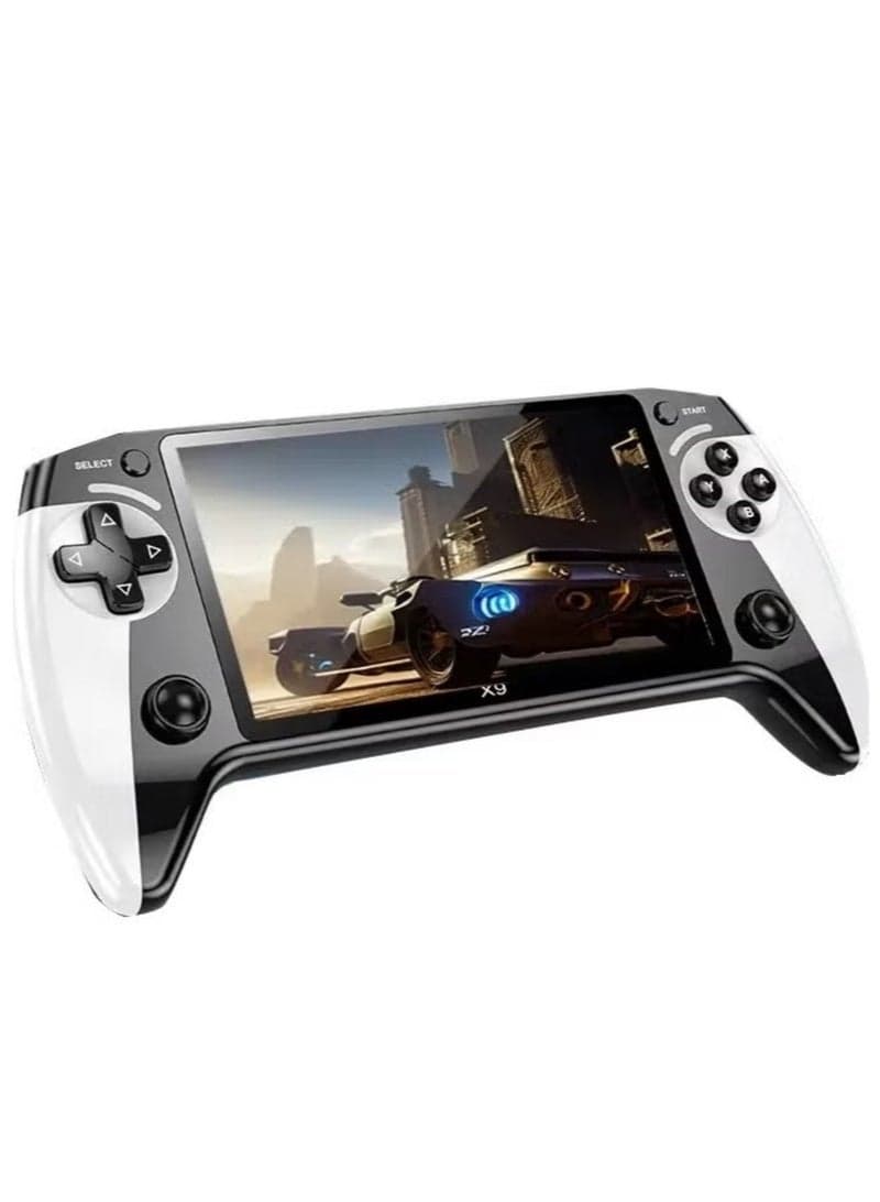 X9 Handheld Gaming Console 5.5 Inch HD Screen | Portable Retro Video Game Player, 1500mAh Rechargeable Battery, Built-in Classic Games, Large Display, Lightweight Travel Gaming Device