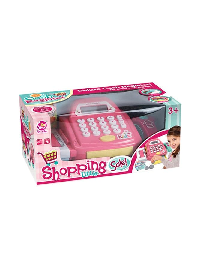 Pretend Play Cash Register Cashier Toy Set