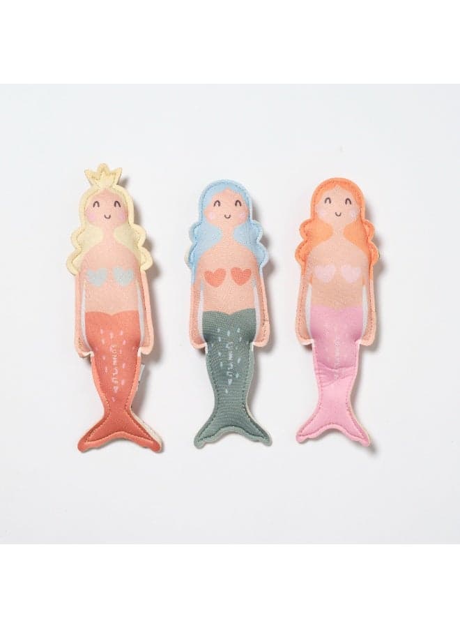 Dive Buddies – Melody the Mermaid Multi Set of 3 | Colorful Sinkers for Pool Games & Swim Training