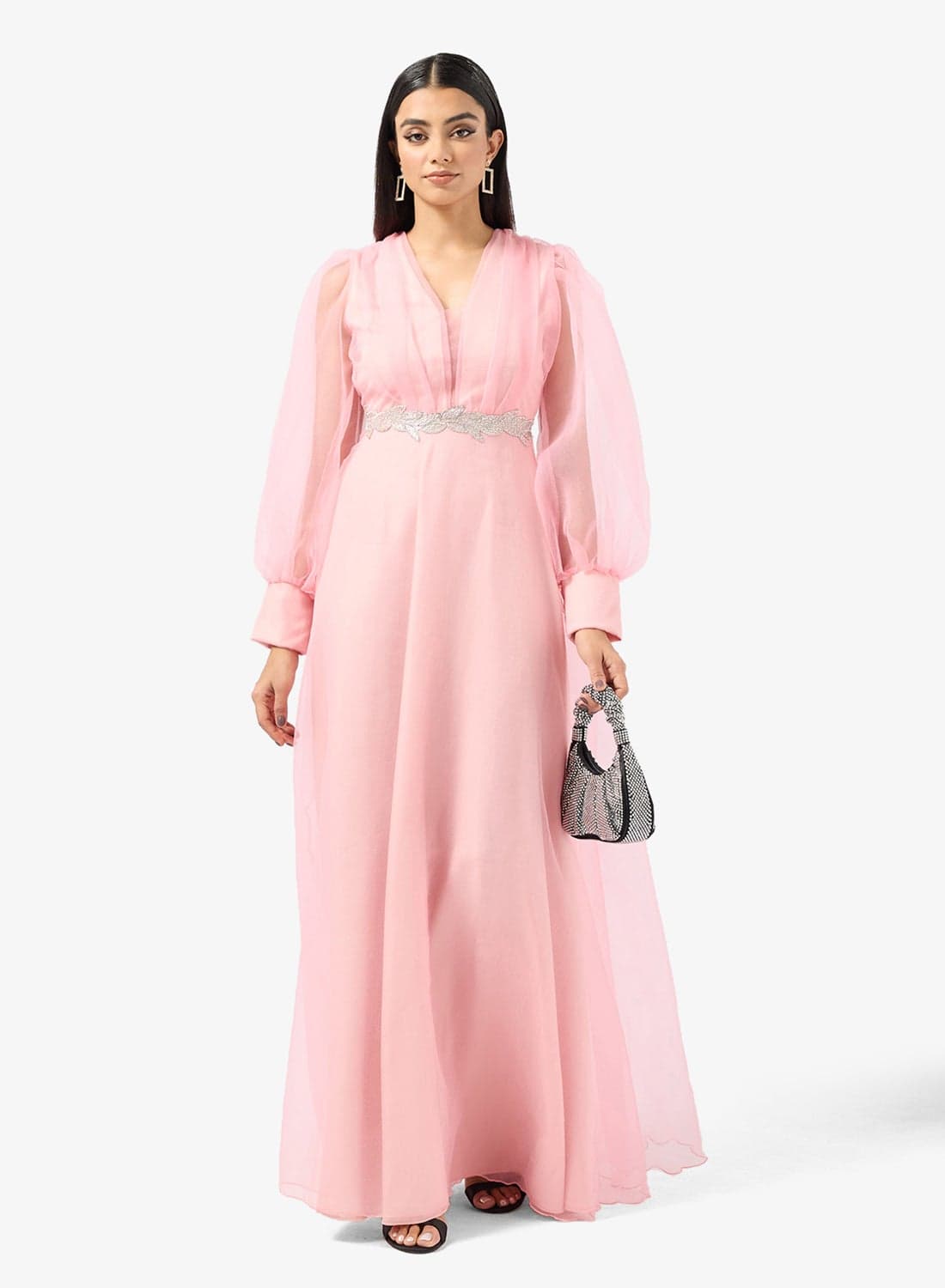 Puff Sleeves A-line Evening Dress
