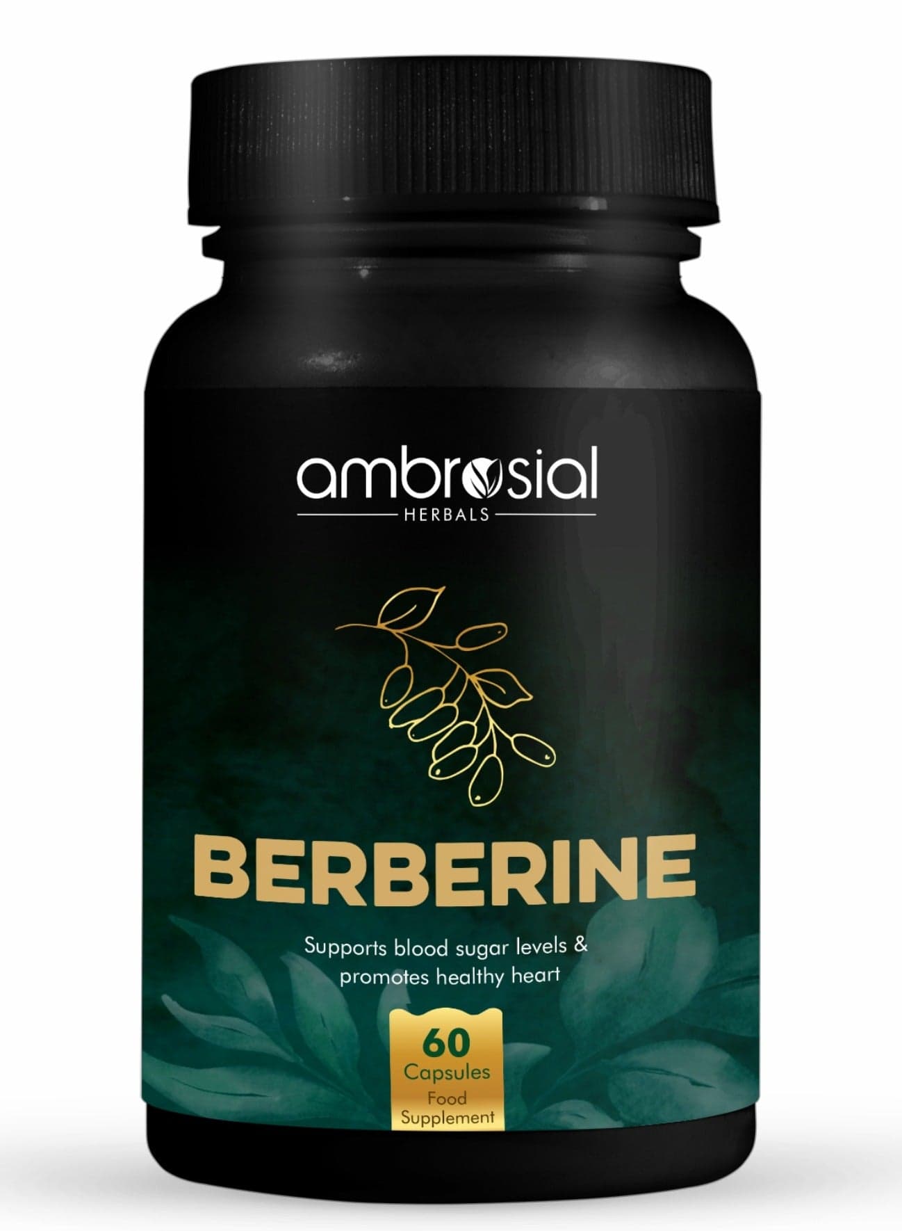 Berberine to Support Sugar Level & Promotes Healthy Heart - 60 Capsules Food Supplement