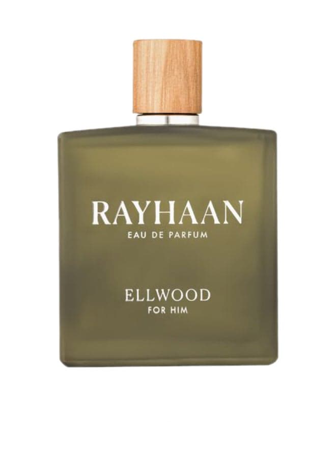 Ellwood Eau De Parfum – Refined Woody Fragrance | Italian Bergamot, Cypress, and Cedarwood Notes – Long-Lasting Perfume – 100ml