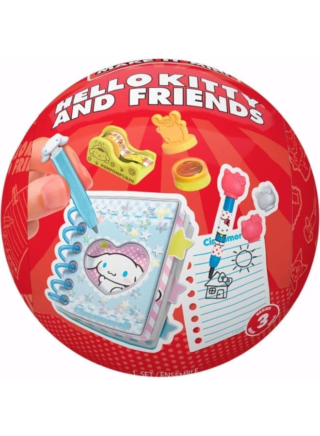 MGA's Miniverse Make It Mini Hello Kitty and Friends Series 3 Mini Collectibles, Sanrio, Retro Stationery Replicas, Crafts, DIY, 8+