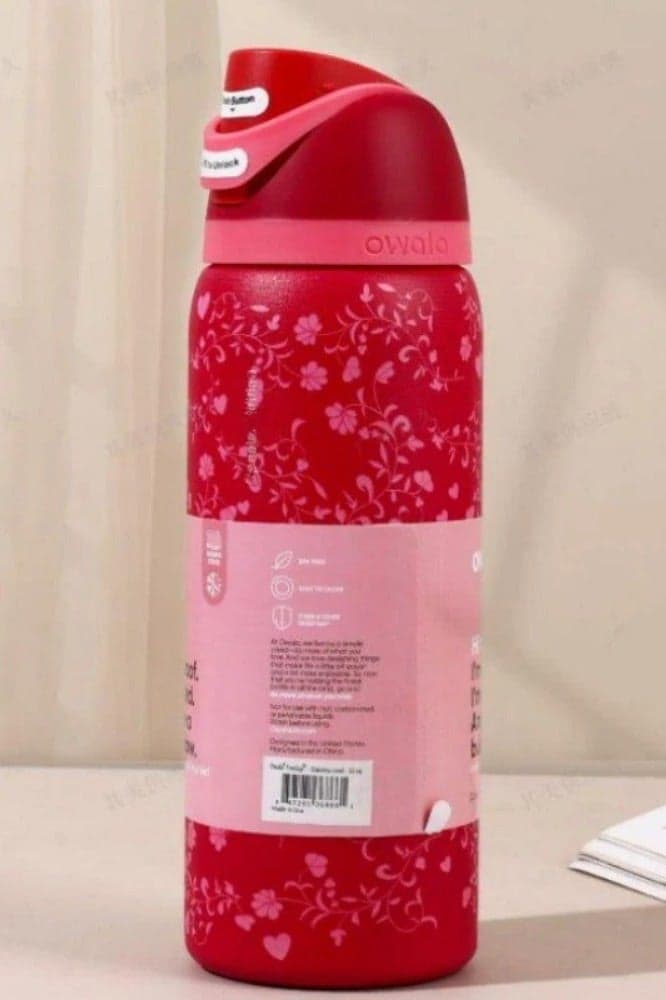 Insulated Stainless Steel Water Bottle With Straw For Sports Travel And School BPA Free Sports Water Bottle(32OZ)