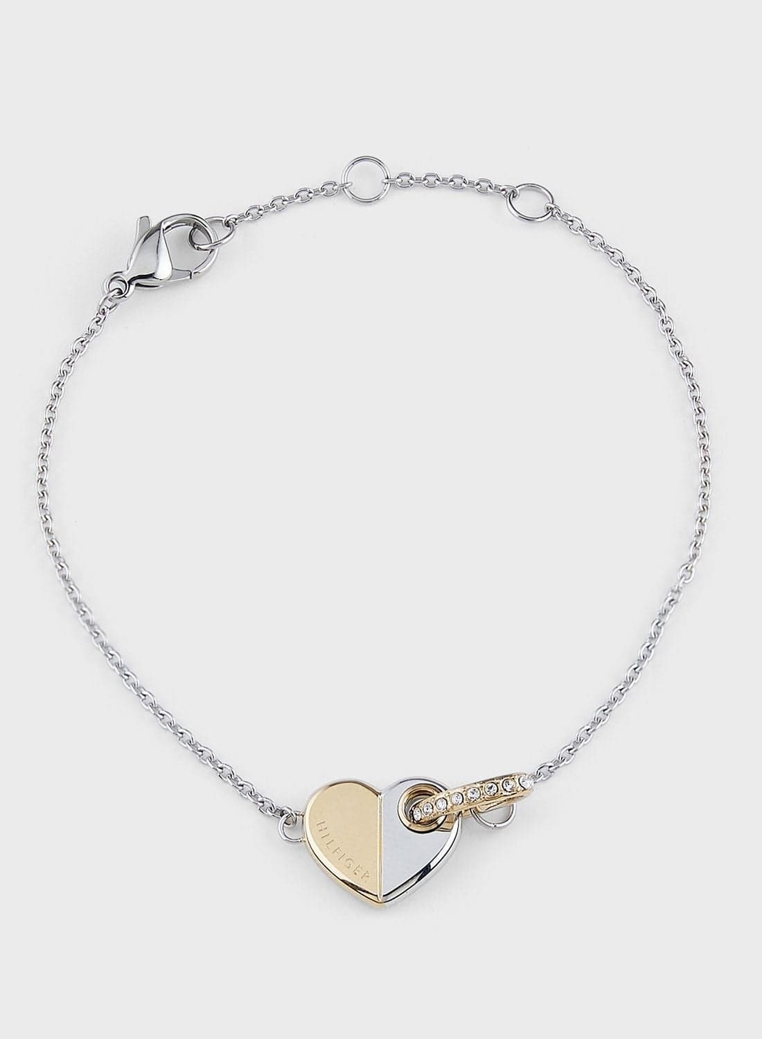 Womens Chain Bracelet With A Heart Charm - 2780880