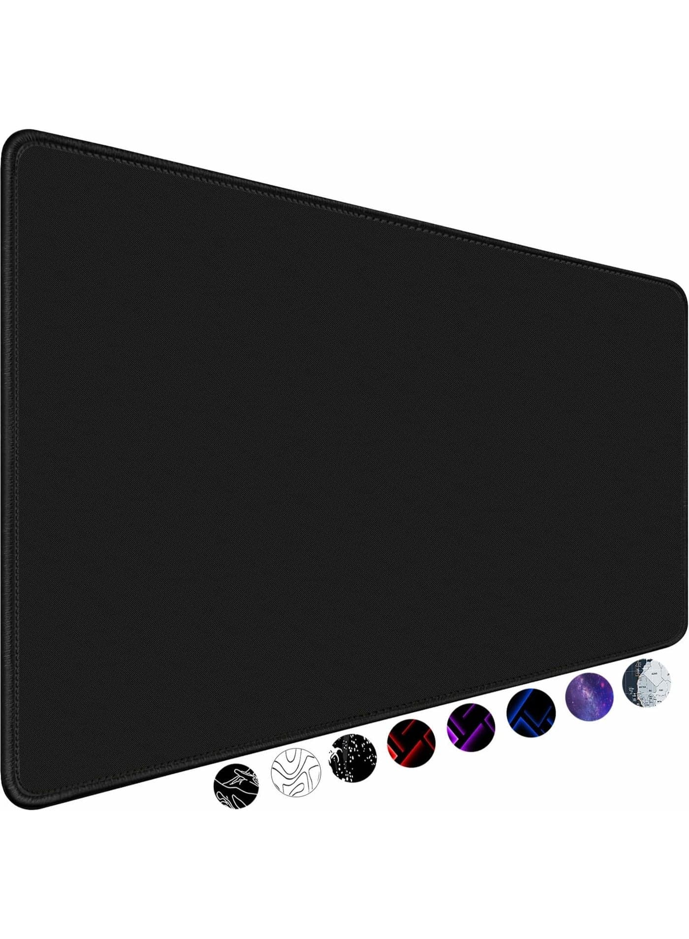 Large Gaming Mouse Pad – Extra Large XXL Mousepad with Stitched Edge – Waterproof Long Desk Mat for Gamers, Office & Home – Non-Slip Rubber Base Computer Keyboard Pad – Black