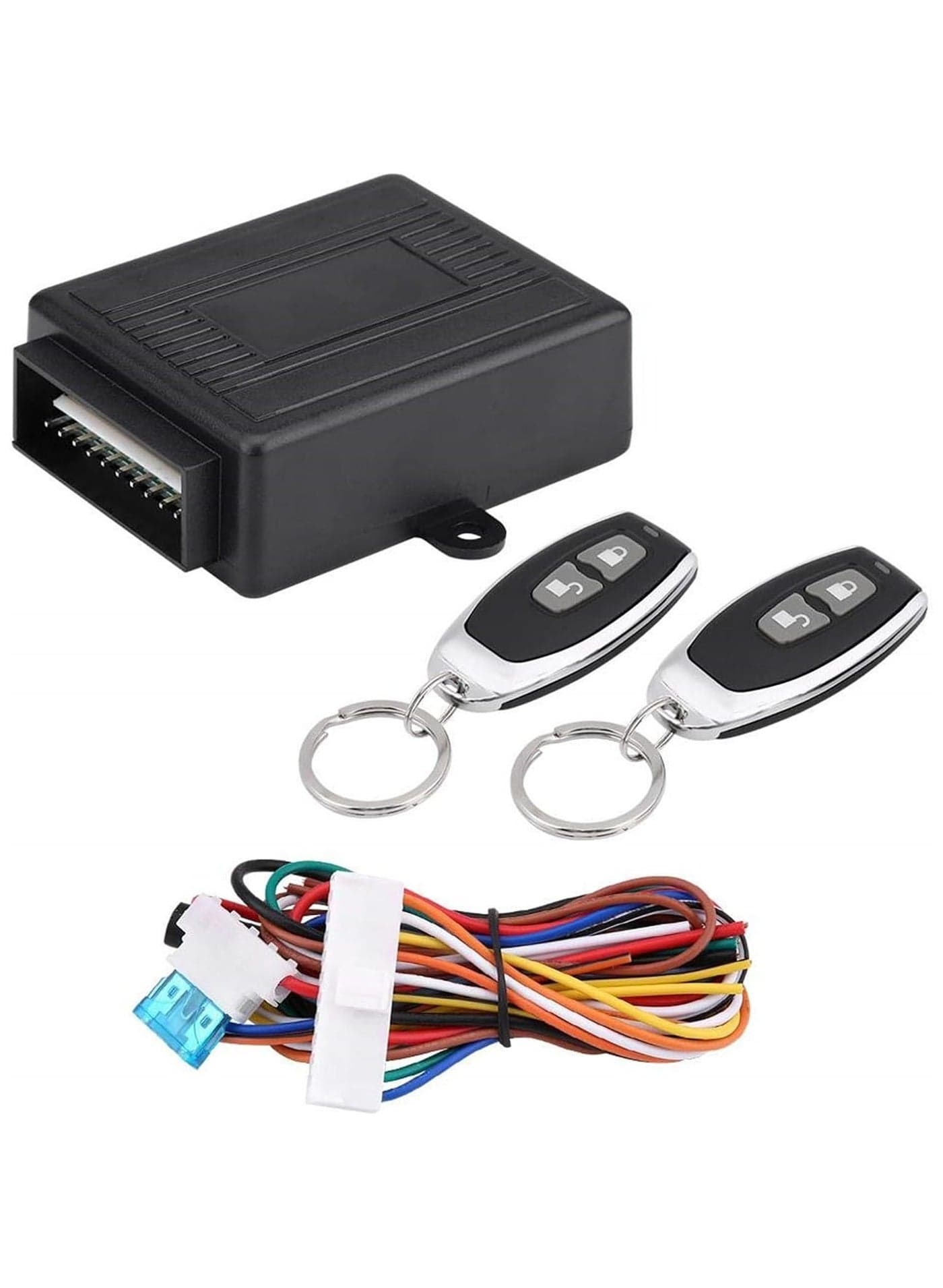 Keyless Entry Car Kit,Universal Car Auto Remote Central Kit,Car Door Lock Keyless Entry System with 2 Remote Control,LB-402/L248 Central Locking Remote Control Kit Auto Keyless Entry Car Central Lock