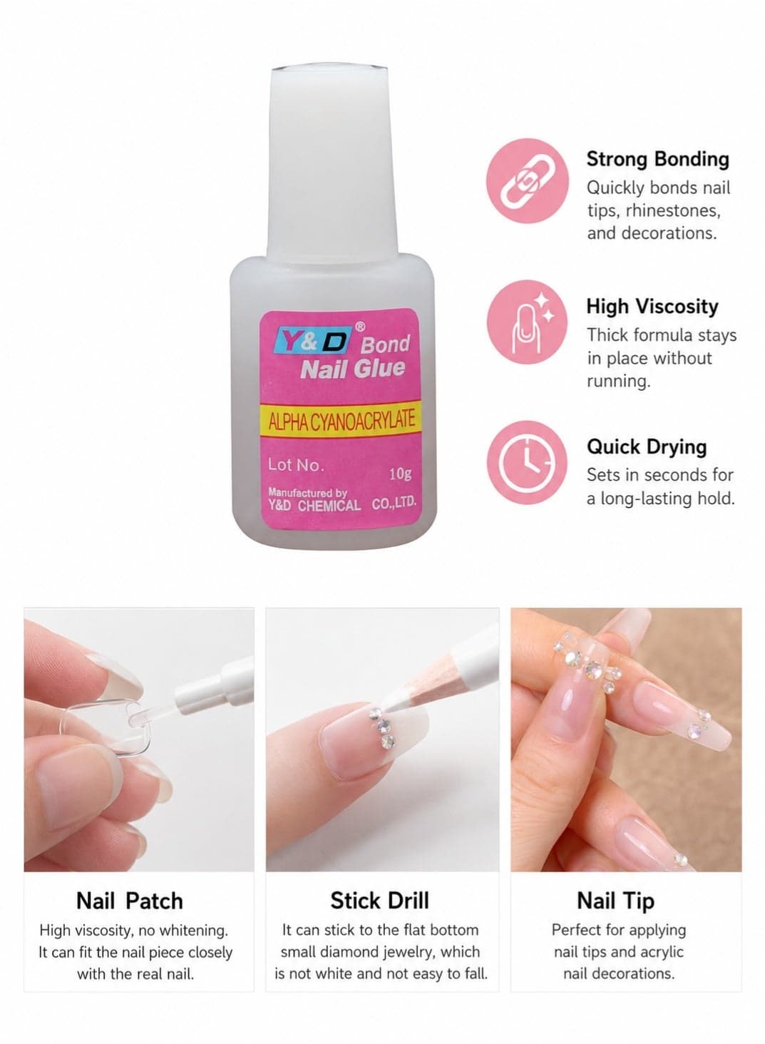 Nail Glue White