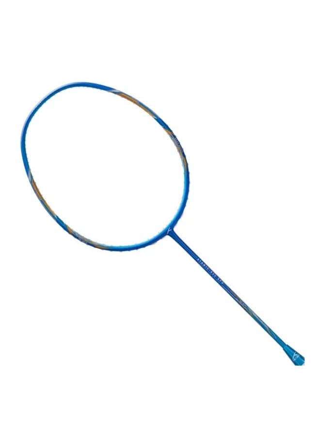 Hundred Atomic X 35 SPD Carbon Fibre Strung Badminton Racket with Full Racket Cover for Intermediate Players ( Navy/Blue)