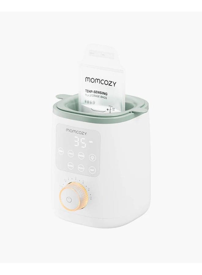Bottle Warmer, 9-in-1 Baby Bottle Warmer with Night Light, Accurate Temperature to Preserve Fullest Nutrients in Breast Milk, Bottle Warmers for All Bottles with Breastmilk or Formula
